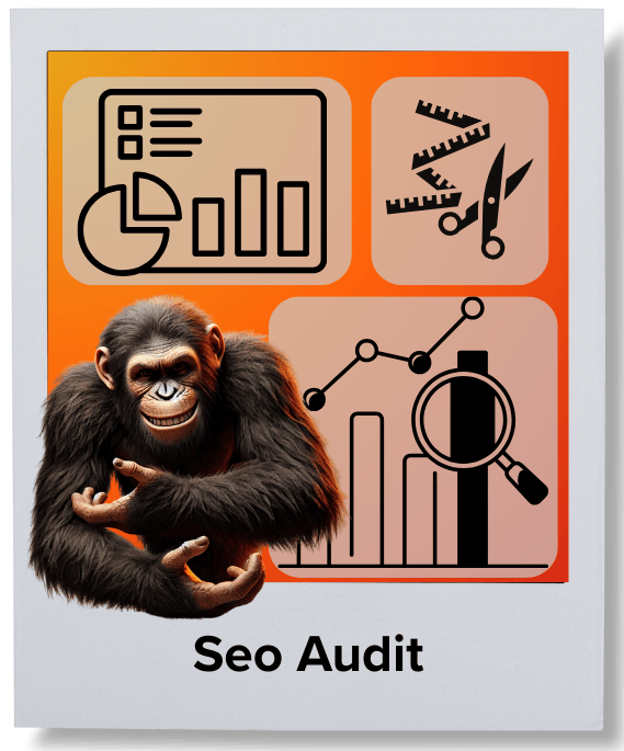 Graphic with charts and gauges symbolizing digitalagenten’s tailored SEO audit – custom search-optimization analysis