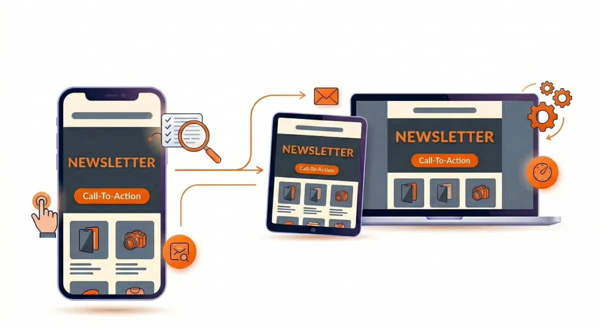 Newsletter Marketing Mobile first