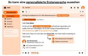 personalisierte Erstansprache im B2B-Bereich