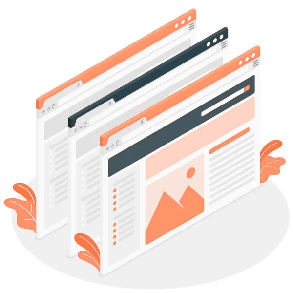 Standort-Unterseiten für Unternehmen mit vielen Filialen - mehrere Website-Layouts visualisieren skalierbare Standort-Landingpages